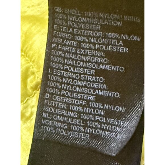 The North Face ThermoBall Insulated Jacket Yellow Men’s XL Puffer Cabincore - Picture 8 of 9